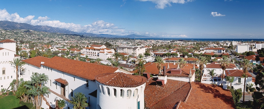 aerial view of buildings